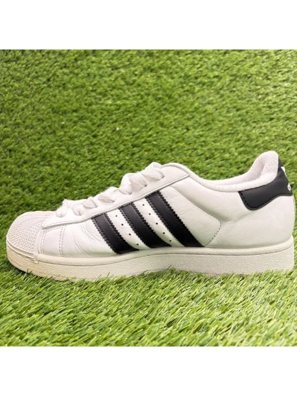 Adidas Superstar II Mens Size 8 White Black Athletic Lifestyle Shoes Sneakers